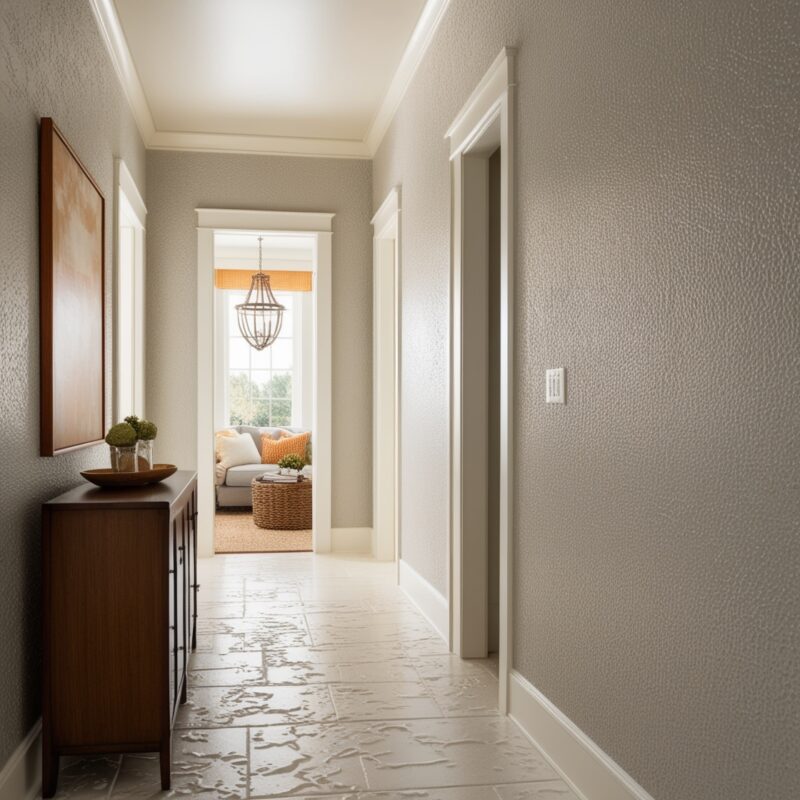 Main hallway of a house."