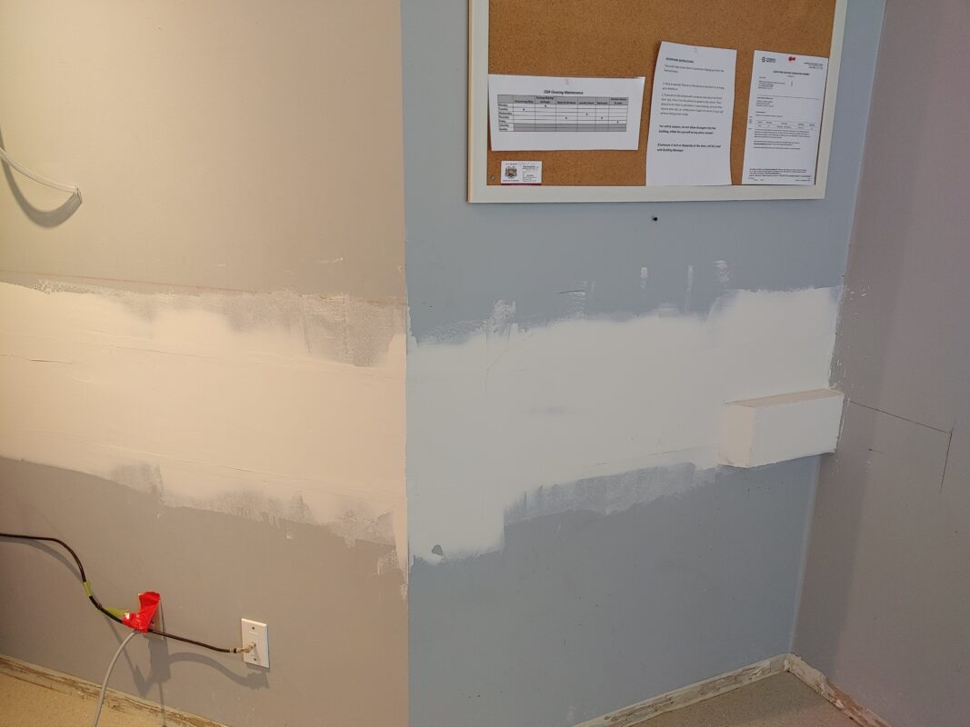 drywall damage in commercial properties