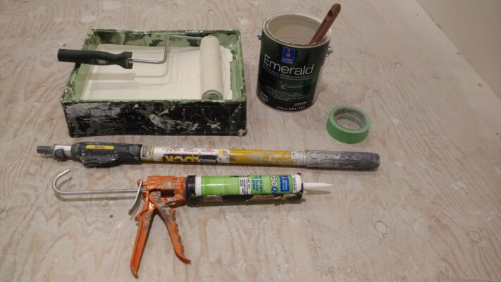 interior caulking and sealing